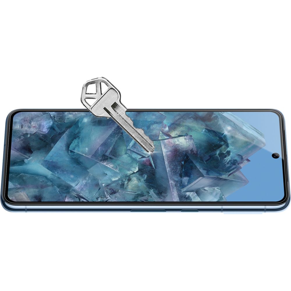 Szkło hartowane Mocolo TG + Full Glue dla Google Pixel 10 Pro XL /  9 Pro XL, z czarną ramką.